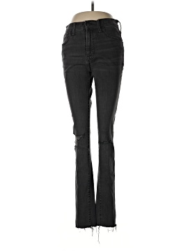 Madewell Tall 9" Mid-Rise Skinny Jeans in Black Sea (view 1)