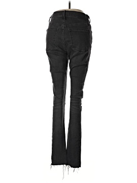 Madewell Tall 9" Mid-Rise Skinny Jeans in Black Sea (view 2)