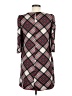 JH Argyle Brown Casual Dress Size M - photo 2