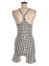 Active by Old Navy Checkered-gingham Ivory Romper Size M - photo 2
