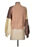 Zaful Color Block Tan Pullover Sweater Size S - photo 2