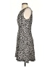 Maeve Chevron-herringbone Black Cocktail Dress Size 4 - photo 5