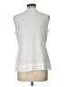 Calvin Klein White Sleeveless Blouse Size L - photo 2