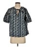 Madewell Blue Short Sleeve Blouse Size XS - photo 1