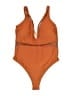 Cupshe Solid Orange One Piece Swimsuit Size 2X - photo 1