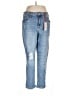 Molly & Isadora Solid Blue Jeans Size 16 Plus - photo 1