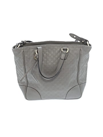 Gucci Outlet Micro Guccissima Leather Bree Small Top Handle Tote Bag (view 1)
