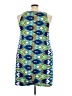 Robbie Bee Graphic Blue Casual Dress Size 3X - photo 2