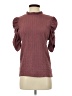 THML Burgundy 3/4 Sleeve Blouse Size XS - photo 1