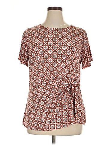 Liz Claiborne Short Sleeve Blouse (view 1)