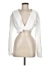 PrettyLittleThing 100% Polyester Ivory Long Sleeve Blouse Size 6 - photo 1