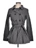 Cherokee 100% Cotton Polka Dots Gray Trenchcoat Size XL - photo 1