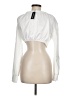PrettyLittleThing 100% Polyester Ivory Long Sleeve Blouse Size 6 - photo 2