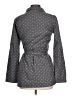 Cherokee 100% Cotton Polka Dots Gray Trenchcoat Size XL - photo 2