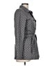 Cherokee 100% Cotton Polka Dots Gray Trenchcoat Size XL - photo 4