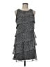 Jessica Howard 100% Polyester Polka Dots Gray Casual Dress Size 6 - photo 1