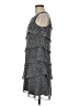 Jessica Howard 100% Polyester Polka Dots Gray Casual Dress Size 6 - photo 5