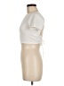 Haute Monde Ivory Short Sleeve Top Size M - photo 5