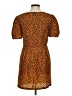 BB Dakota 100% Polyester Animal Print Orange Casual Dress Size 8 - photo 2