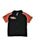 Harley Davidson 100% Cotton Orange Short Sleeve Button-Down Shirt Size 4T - photo 1