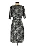 Ann Taylor Animal Print Black Cocktail Dress Size S - photo 2