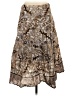 Objex Paisley Brown Casual Skirt Size S - photo 2