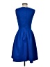 Calvin Klein Solid Blue Cocktail Dress Size 4 - photo 2
