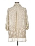 Susan Graver 100% Polyester Animal Print Ivory 3/4 Sleeve Blouse Size 16 - photo 2