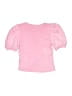 Shein Pink Short Sleeve Top Size 8 - photo 2