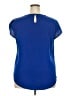 Unbranded Blue Short Sleeve Blouse Size 2X - photo 2