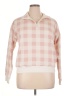 Fabletics Checkered-gingham Pink Pullover Sweater Size XL - photo 1