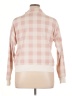 Fabletics Checkered-gingham Pink Pullover Sweater Size XL - photo 2