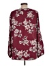 Apt. 9 100% Polyester Burgundy Long Sleeve Blouse Size L - photo 2