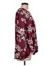 Apt. 9 100% Polyester Burgundy Long Sleeve Blouse Size L - photo 4