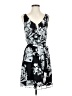 Express Print Black Casual Dress Size S - photo 1