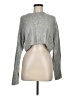Bershka Metallic Gray Pullover Sweater Size M - photo 1