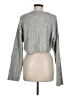 Bershka Metallic Gray Pullover Sweater Size M - photo 2