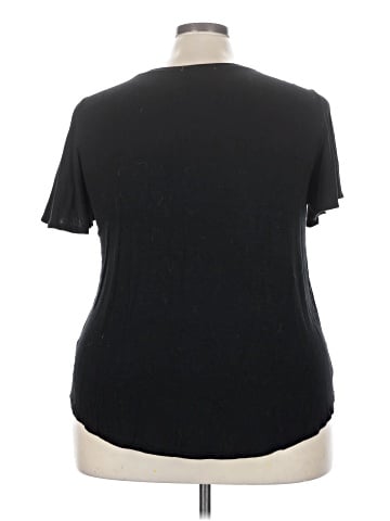 Green Envelope Short Sleeve Blouse (view 2)