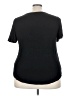Green Envelope Black Short Sleeve Blouse Size 3X - photo 2