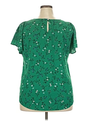 CeCe Short Sleeve Blouse (view 2)