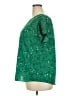 CeCe Stars Green Short Sleeve Blouse Size XXL - photo 5