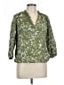 Amour Vert Green 3/4 Sleeve Blouse Size L - photo 1