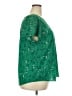 CeCe Stars Green Short Sleeve Blouse Size XXL - photo 4