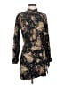 Sézane 100% Cotton Paisley Black Cocktail Dress Size EU (FR) 36 / US 4 - photo 1