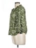 Amour Vert Green 3/4 Sleeve Blouse Size L - photo 5