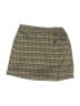 Beautees 100% Polyester Plaid Green Skirt Size 7 - 8 - photo 1