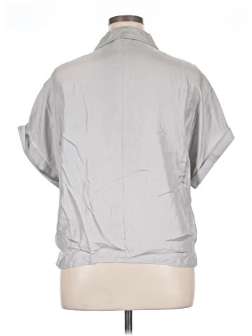 Iris & Ink Short Sleeve Silk Top (view 2)