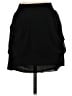 Lucca Couture Solid Black Casual Skirt Size XS - photo 1
