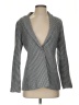 by the way. 100% Cotton Houndstooth Gray Blazer Size XS - photo 1