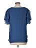 Vince Camuto 100% Polyester Blue Short Sleeve Blouse Size L - photo 2